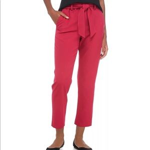 Michael Michael Kors Women's Paper Bag Pull On Pants in Azalea